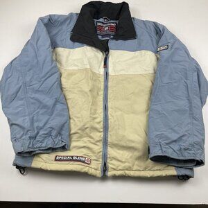 Special Blend Ski Jacket Women’s L Gray Waterproof Blend Tech 2k Winter Blue
